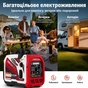 Генератор maXpeedingRODS інверторний, 2400GT, 2.0kW, ручний старт (MXR2400GT) - зменшене зображення 6