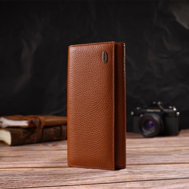 Кошелек Canpellini Из натуральной кожи Коричневый (21712) - изображение 8