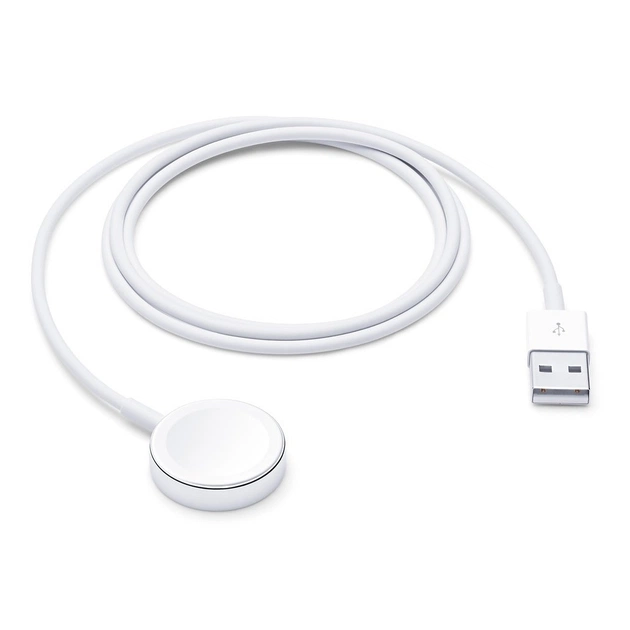 Зарядний пристрій Apple Watch Magnetic Charging to USB Cable 0.3m (MX2G2ZM/A) - изображение 1