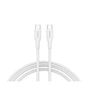 Дата кабель USB-C to USB-C 1.0m CC60SC10 60W Silicon White Canyon (CNS-CC60SC10W) - зменшене зображення 1