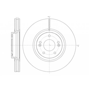 Гальмівний диск REMSA 61462.10 зображення 1