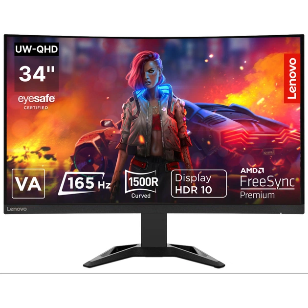 Монітор Lenovo G34w-30 (66F1GAC1UA) - зображення 1