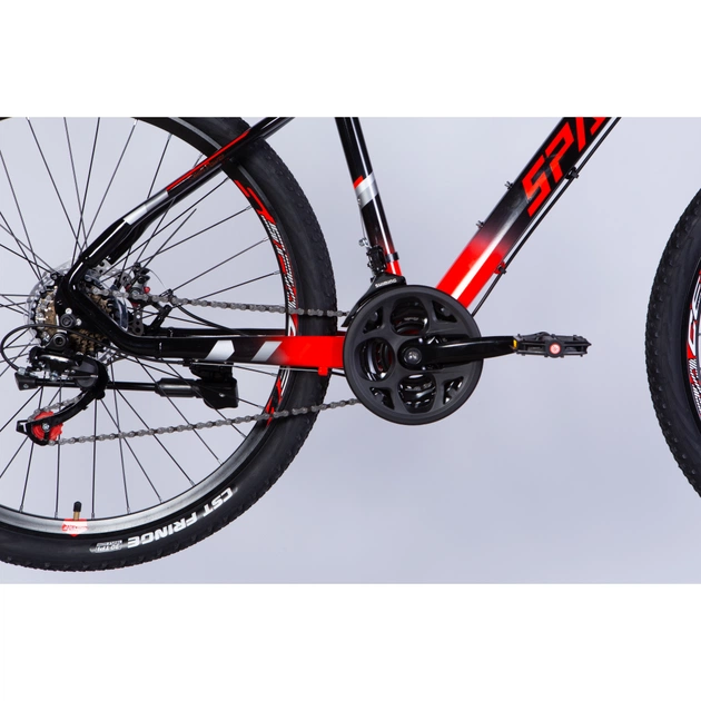 Велосипед Space 27.5" MERCURY DD FR рама-17" AL 2026 чорно-червоний (OPS-SP-27.5-076) - изображение 5
