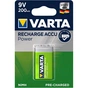 Акумулятор Varta Крона Power Accu 6F22 9V 200m (56722101401) - зменшене зображення 1