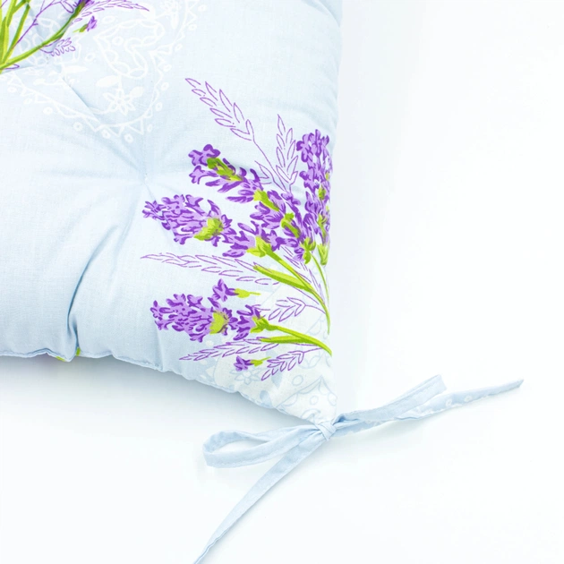 Подушка на стілець MirSon Бязь Принт 17-0130 Lavender sea 40х50 см (2200006276463) - picture 3