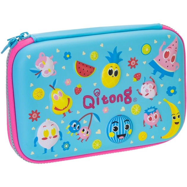 Пенал Cool For School 1 отделение с органайзером голубой (QT-5675-Blue) - изображение 1