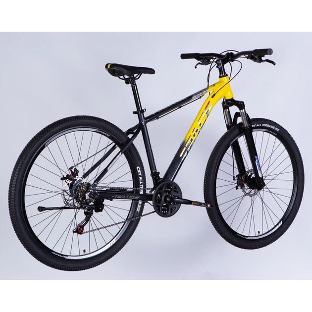 Велосипед Space 29" PHAETON DD FR рама-18" AL 2026 сіро-жовтий (OPS-SP-29-186) - изображение 3