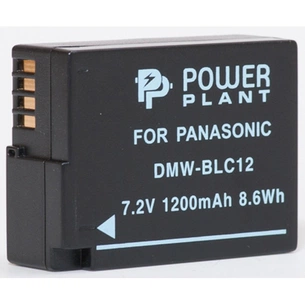 Акумулятор до фото/відео PowerPlant Panasonic DMW-BLC12, DMW-GH2 (DV00DV1297) зображення 1