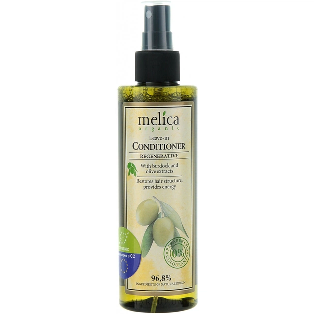 Кондиціонер для волосся Melica Organic з екстрактами лопуха і оливи 200 мл (4770416342143) - изображение 1