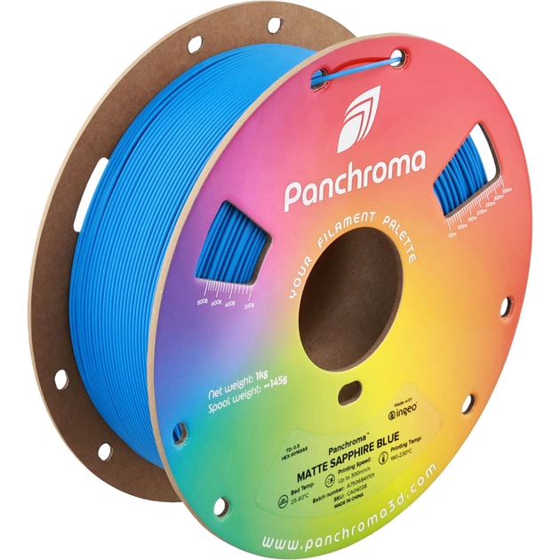 Пластик для 3D-принтера Polymaker PLA PANCHROMA MATTE 1,75mm 1kg SAPPHIRE BLUE (CA04038) - зображення 1