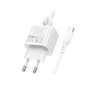 Зарядное устройство BOROFONE 1xUSB QC3.0 18W + cable UAB-A to USB-C BAS42A white (6941991113802) - уменьшенное изображение 6