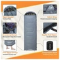 Спальний мішок KingCamp Sevan 250 Grey (KS2422_GREY_L) - зменшене зображення 7