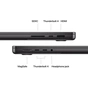 Ноутбук Apple MacBook Pro 14 A2992 M3 Max Space Black (MRX53UA/A) - зменшене зображення 5