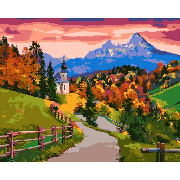 Картина по номерам Santi Дорога в гори 40*50 см (954195) - зображення 1
