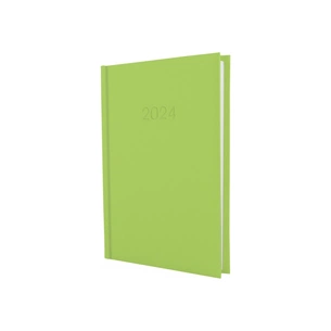 Тижневик Economix датований 2024 SATIN фісташковий, А5 (E21612-67) зображення 1