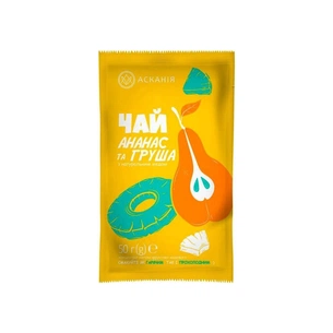 Чай Асканія Ананас та груша концентрований в саше 50 г (as.08-176) изображение 1