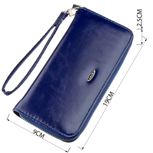 Кошелек Kivi Из экокожи Синий (19036) - изображение 4