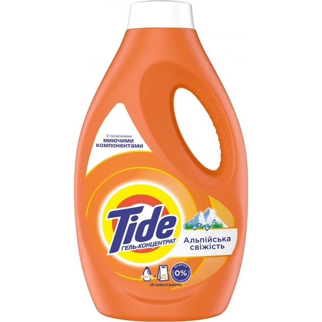 Гель для прання Tide Альпійська свіжість 1.045 л (8001841677897) - изображение 1