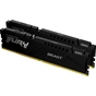 Модуль пам'яті для комп'ютера DDR5 16GB (2x8GB) 6000 MHz Beast Black Kingston Fury (ex.HyperX) (KF560C40BBK2-16) - зменшене зображення 2