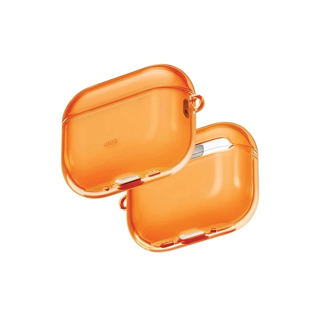 Чехол для наушников Uniq Glase для AirPods Pro 3 Orange (8886463697177) - изображение 1