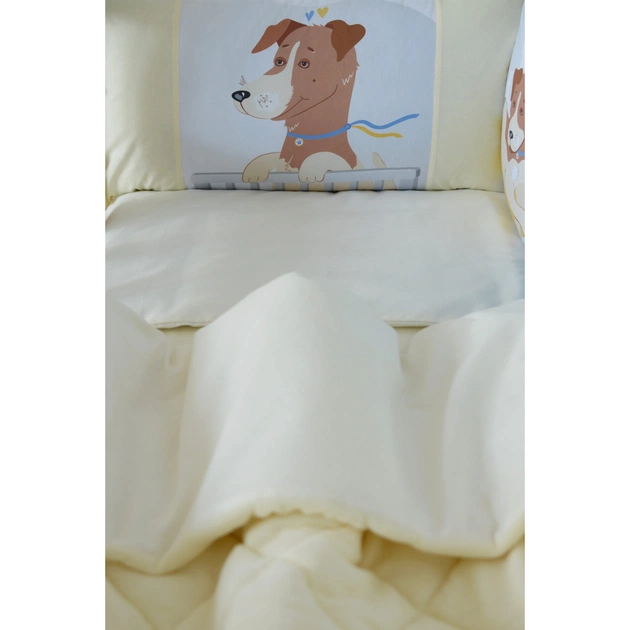 Дитячий постільний набір Верес "Velour Friendly Pes" (5 од ) (218.13) - picture 7