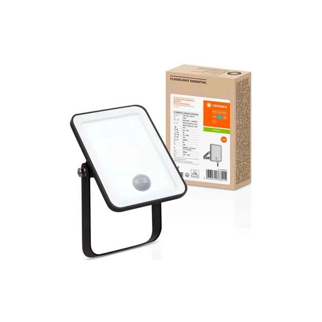 Прожектор LEDVANCE Flood ESSENTIAL SENSOR 10W 840 BK IP65 (4058075768215) - picture 6