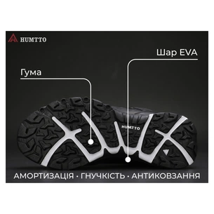 Кроссовки Humtto чоловічі повсякденні Motion чорні 43 (660410A-4-43) изображение 1