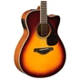 Гітара електроакустична Yamaha FSX820C Brown Sunburst - зменшене зображення 3