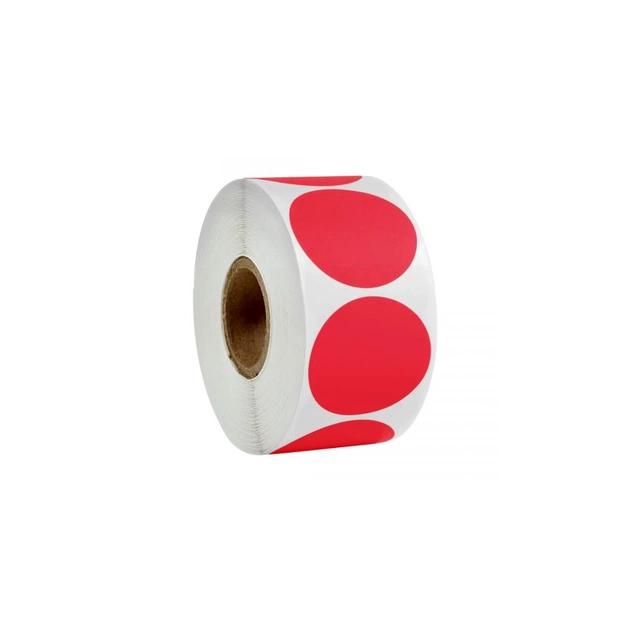 Етикетка UKRMARK термо ECO 38x38/ 0.1тис, коло, червиний (900388) - picture 1