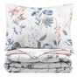 Постільна білизна Ardesto Gloria сатин квіти, мокко полуториний євро 160х220 (ART1622FL) - зменшене зображення 3