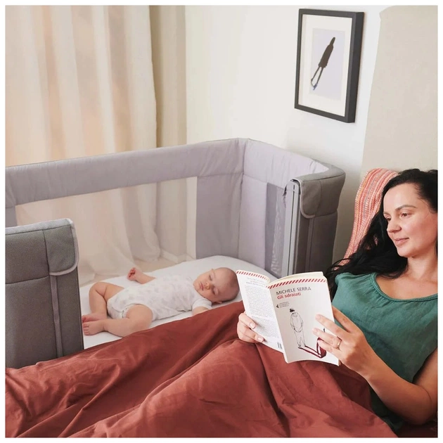 Кроватка Chicco Next2Me Forever 3 в 1 бежевый (79650.10) - изображение 10