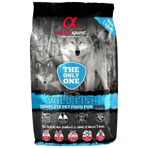 Сухой корм для собак Alpha Spirit The Only One Fish 3 кг (8436586310257) - изображение 1