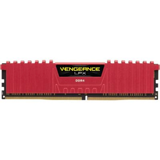 Модуль пам'яті для комп'ютера DDR4 8GB 2400 MHz Vengeance LPX Red Corsair (CMK8GX4M1A2400C16R) - зображення 1