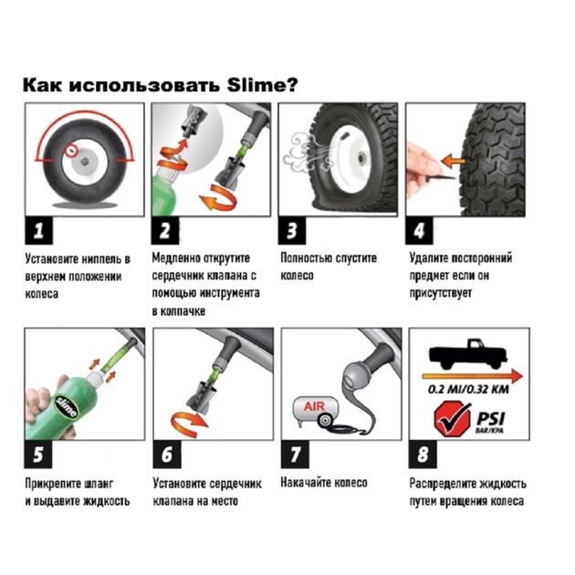 Антипрокольна рідина Slime Naplo для безкамерок 473 мл (10125) - picture 2