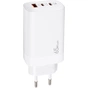 Зарядний пристрій XoKo 2xUSB-C PD65W + 1xUSB QC3.0 GaN white (XK-QC-630) - зменшене зображення 4