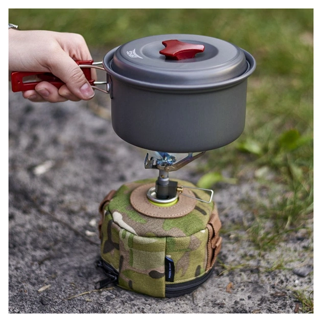 Пальник BRS Набір BRS-3000T титановий + балон різьбовий бутановий Quest, 450гр (BRS-3000TQ-G450) - picture 10