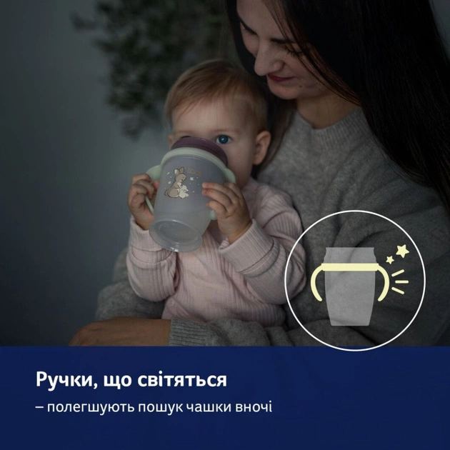 Поїльник-непроливайка Lovi 360 250 мл Night&Day Fox (1/611) - зображення 7