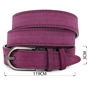Ремінь Vintage Замшевий жіночий Фіолетовий (20801) - зменшене зображення 4