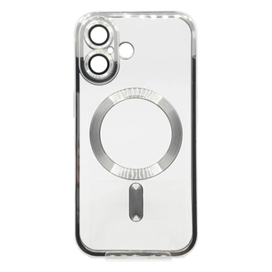 Чохол до мобільного телефона BeCover TPU Chrome Case (MagSafe) для Apple iPhone 16 Silver (712073) зображення 1