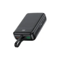 Батарея універсальна Acefast 20000mAh 22,5W PD, QC/3.0 USB-A+USB-C In/Out,build-in cable M14 Black (6974316283966) - зменшене зображення 3