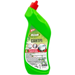 Рідина для чищення ванн Мілам Chemical Сантрі Лимон 1 л (4820152291141) зображення 1
