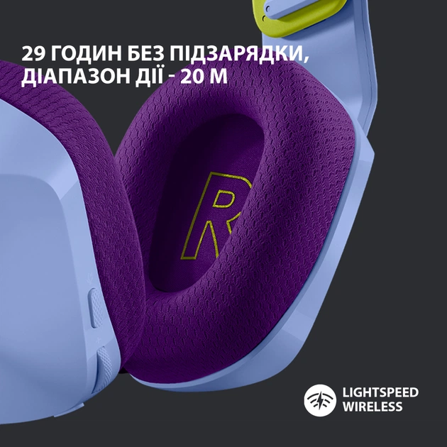 Наушники Logitech G733 Lightspeed Wireless RGB Gaming Headset Lilac (981-000890) - изображение 3
