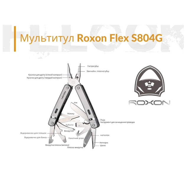 Мультитул Roxon Flex S804 (S804G) - picture 11