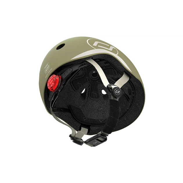 Шолом Scoot&Ride оливковий з ліхтариком 45-51см (SR-181206-OLIVE) - picture 4