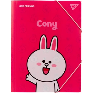 Папка на резинках Yes A4 Line Friends Cony (492097) зображення 1