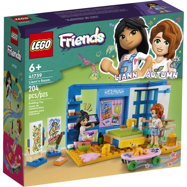 Конструктор LEGO Friends Кімната Ліан 204 деталі (41739) - зображення 1
