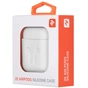 Чохол для навушників 2E для Apple AirPods Pure Color Silicone Imprint 1.5 мм White (2E-AIR-PODS-IBSI-1.5-WT) - зменшене зображення 3