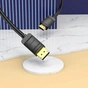 Кабель мультимедійний DisplayPort M to HDMI M 1.5m black Vention (HADBG) - зменшене зображення 2