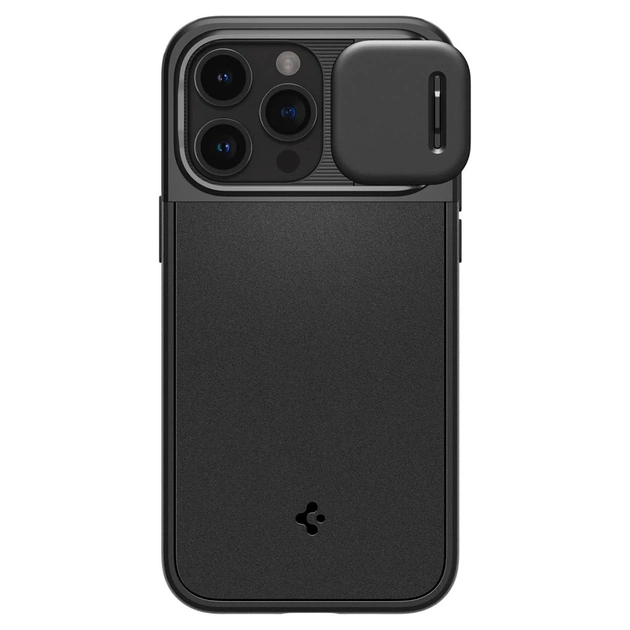 Чохол до мобільного телефона Spigen Apple iPhone 15 Pro Optik Armor MagFit Black (ACS06738) - изображение 1
