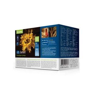 Гірлянда ColorWay 10м 100Led IP65 тепле біле світло (CW-GO-100L10WW) зображення 1